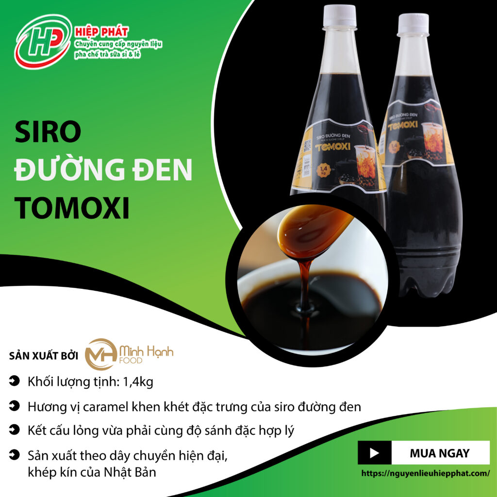 Siro đường đen TOMOXI - Size trung