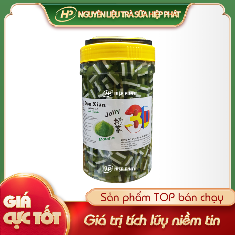 THẠCH 3D matcha douxian